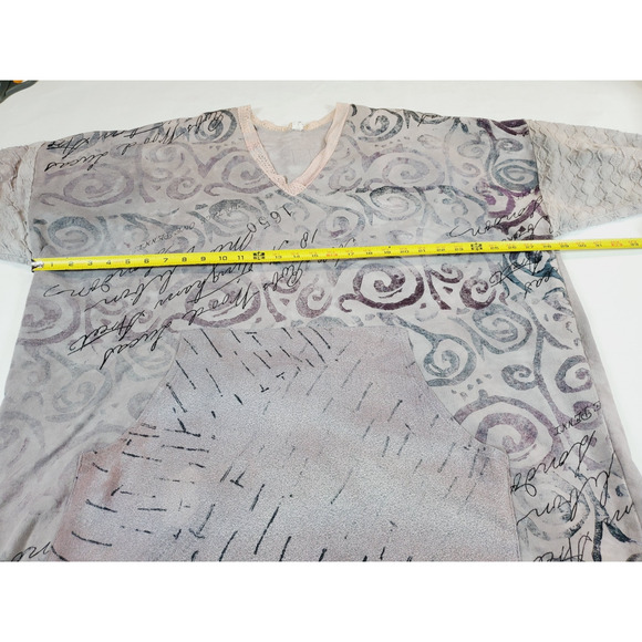 JG’s Mad Lab Womens OVERSIZED Pants & Tunic Top Set Art to Wear Lagenlook Unique - Picture 14 of 16